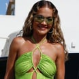 Rita Ora Wears a Crystal-Studded Cutout Swimsuit on Stage in Ibiza