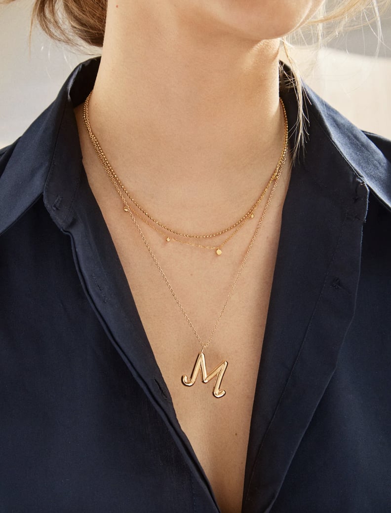 Shop a Bubble-Initial Necklace From BaubleBar